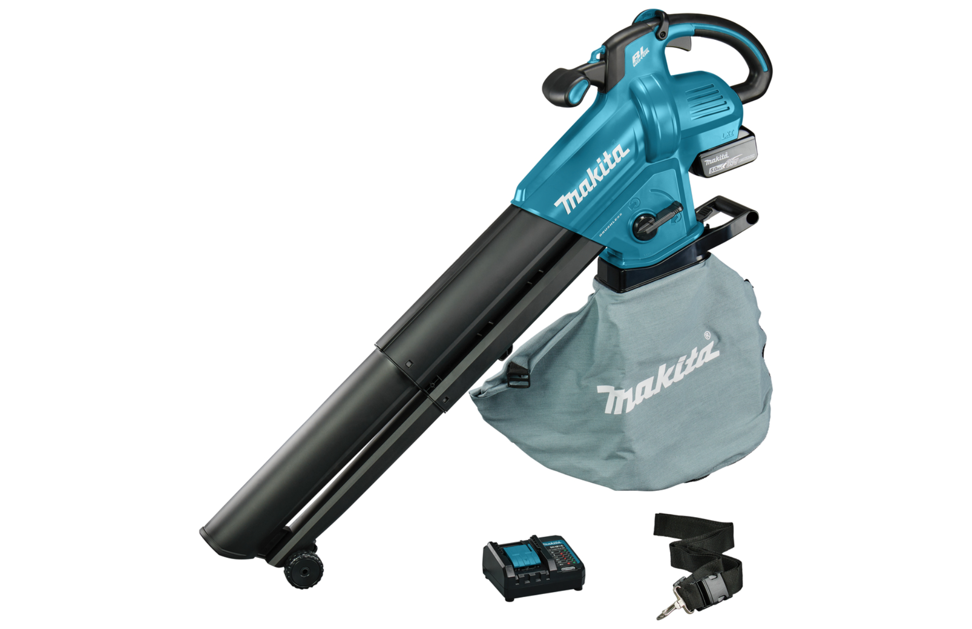 Makita DUB187T001 LXT 18 V Bladblazer/-zuiger (1x 18 V accu en lader)