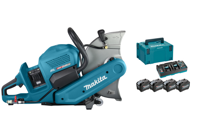 Makita CE001GL402 XGT 2x40 V Max Doorslijper 355 mm (4x 18V accu en duolader)