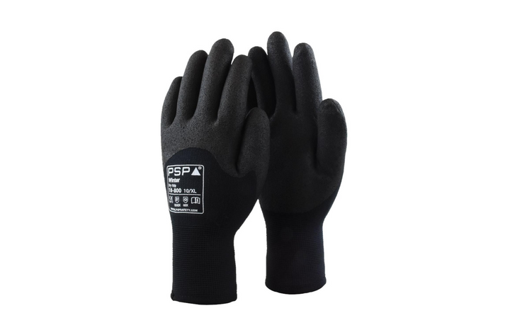 PSP 18-800 Dry Grip Winterhandschoenen zwart