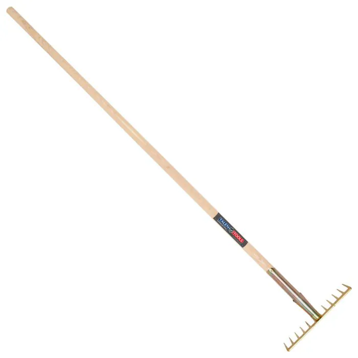 Asfalthark - 12 tanden - 30 cm - Gesmeed staal - Essenhouten steel - 160 cm