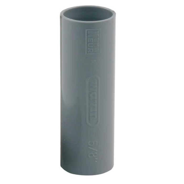 PVC SOK 3/4" 19MM GRIJS SLAGVAST