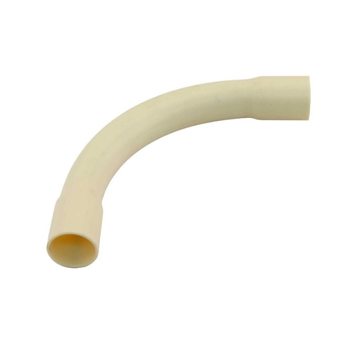 PVC BOCHT 5/8" 16MM GEEL