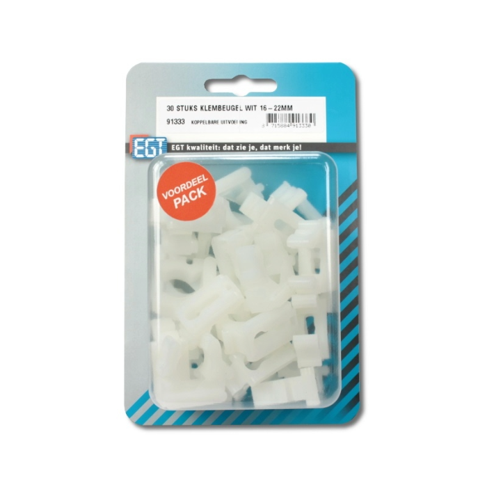 EGT KLEMBEUGEL WIT 16-22MM (30 STUKS)