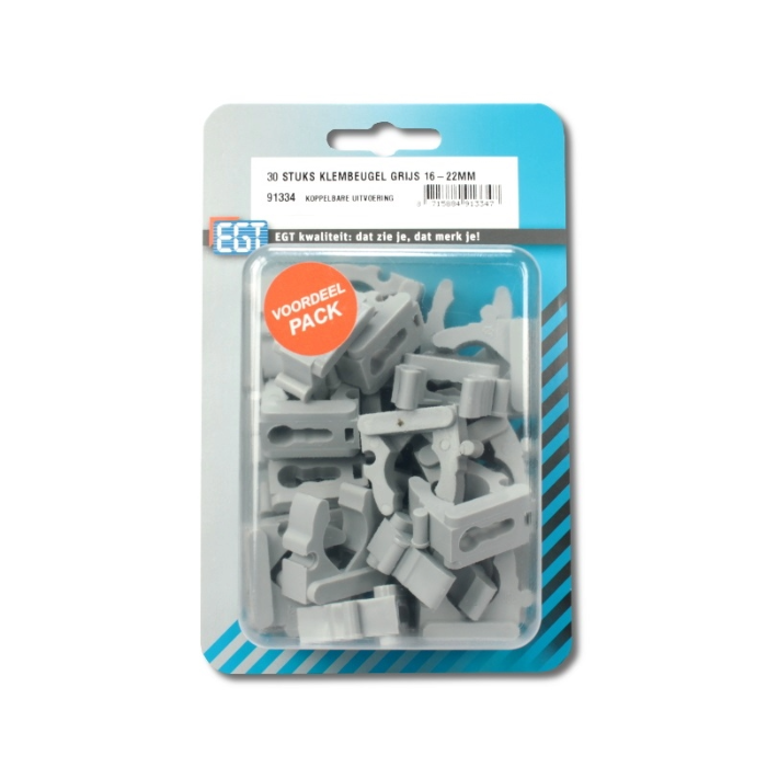 EGT KLEMBEUGEL GRIJS 16-22MM (30 STUKS)