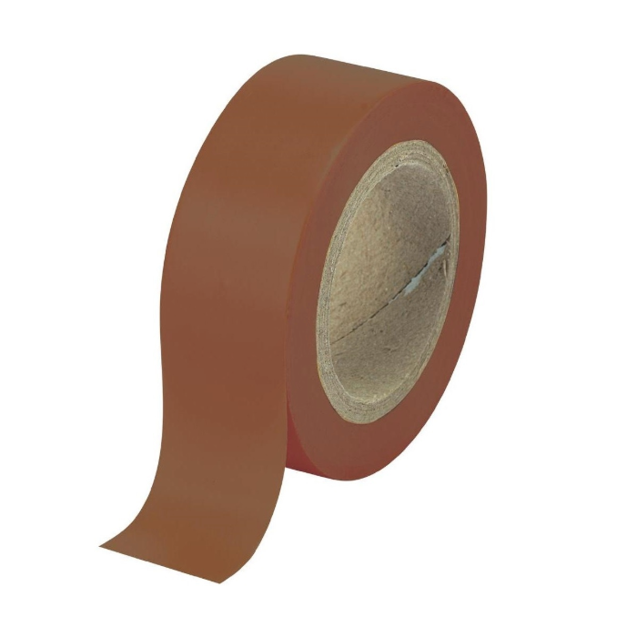 10 METER ISOLATIETAPE 15MM BRUIN