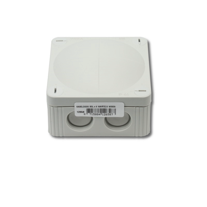 WISKA KABELDOOS BOL 85X85+3 WARTEL