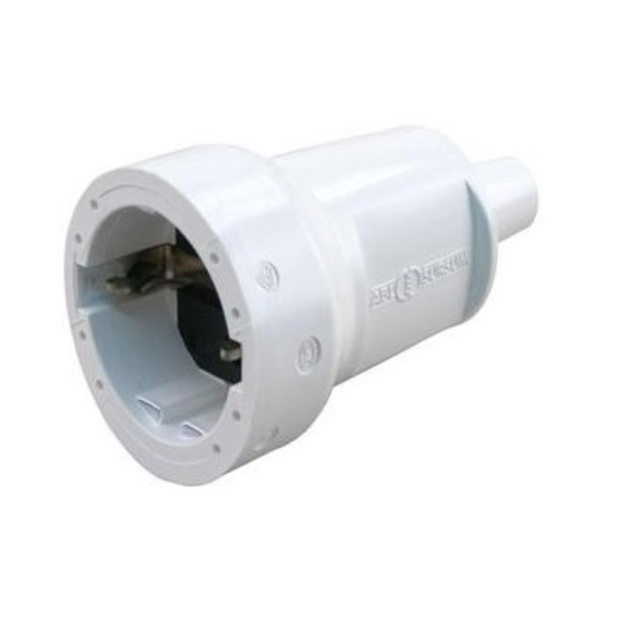 KAISER PVC CONTRASTEKKER RANDAARDE WIT