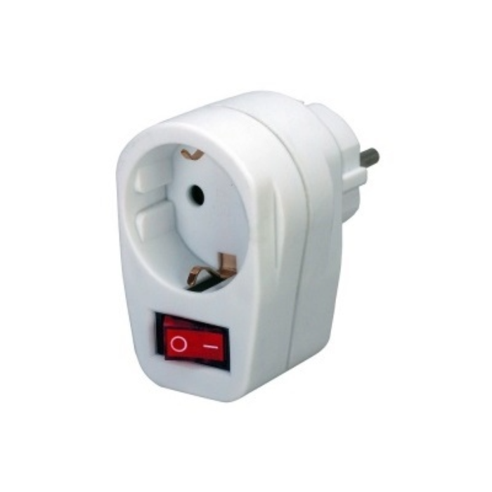 EGT STEKKER WCD/RA+SCHAKELAAR MAX. 3500W