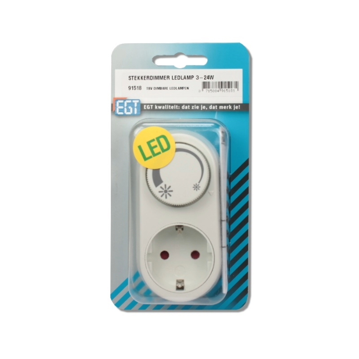 EGT STEKKERDIMMER LEDLAMP 3-24W