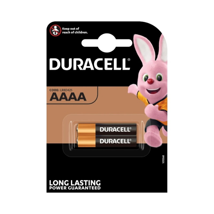 2 STUKS DURACELL LR61 AAAA MX2500 BATTERIJEN