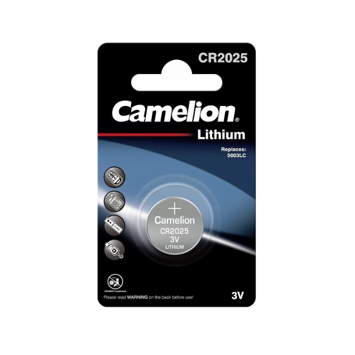 CAMELION 1 STUKS KNOOPCELBATTERIJ LITHIUM CR2025 3V