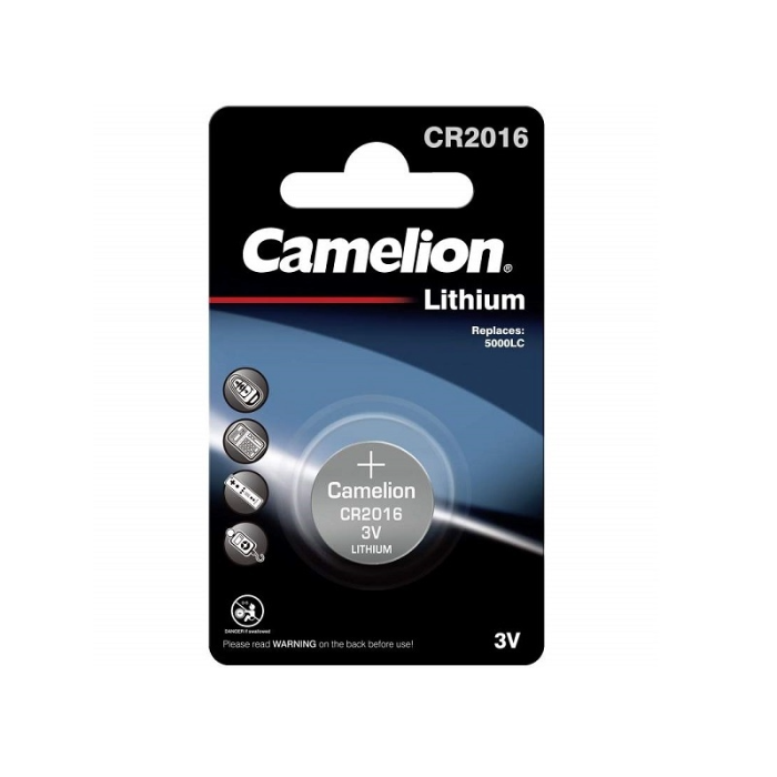 CAMELION 1 STUKS KNOOPCELBATTERIJ LITHIUM CR2016 3V
