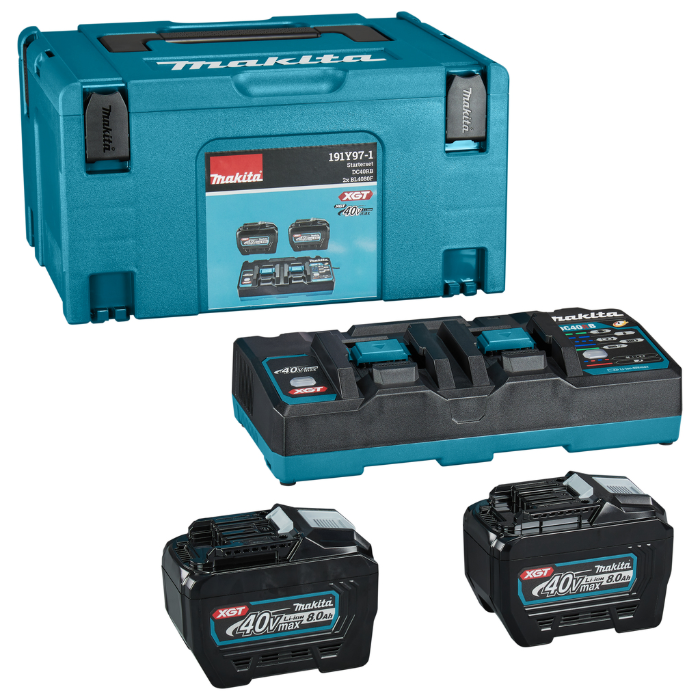 Makita Startset XGT DC40RB 2x BL4080F