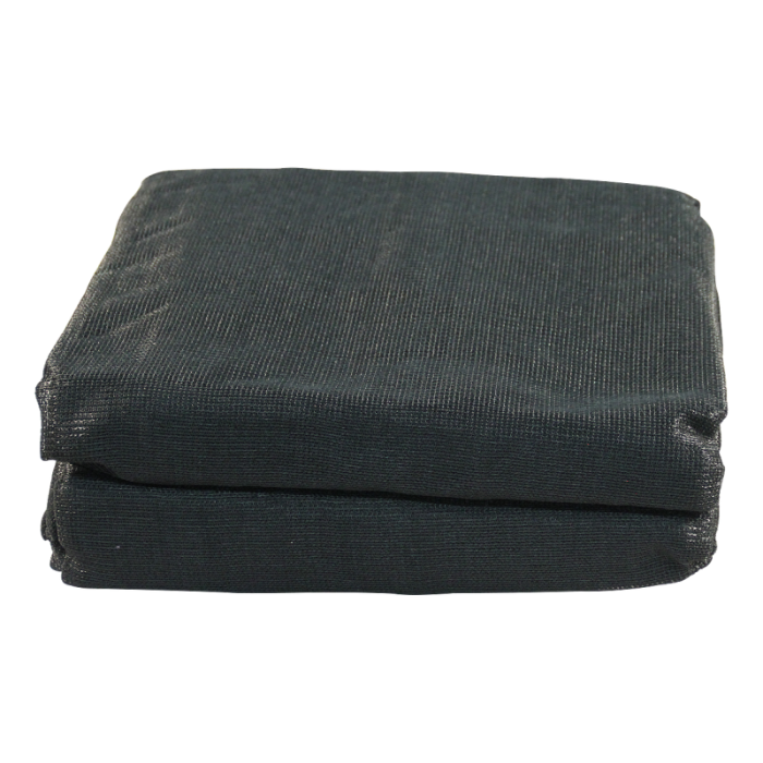 gaaskleed, premium kwaliteit 4000x2000mm PVC, 350 gr/m2 gitzwart RAL 9005
