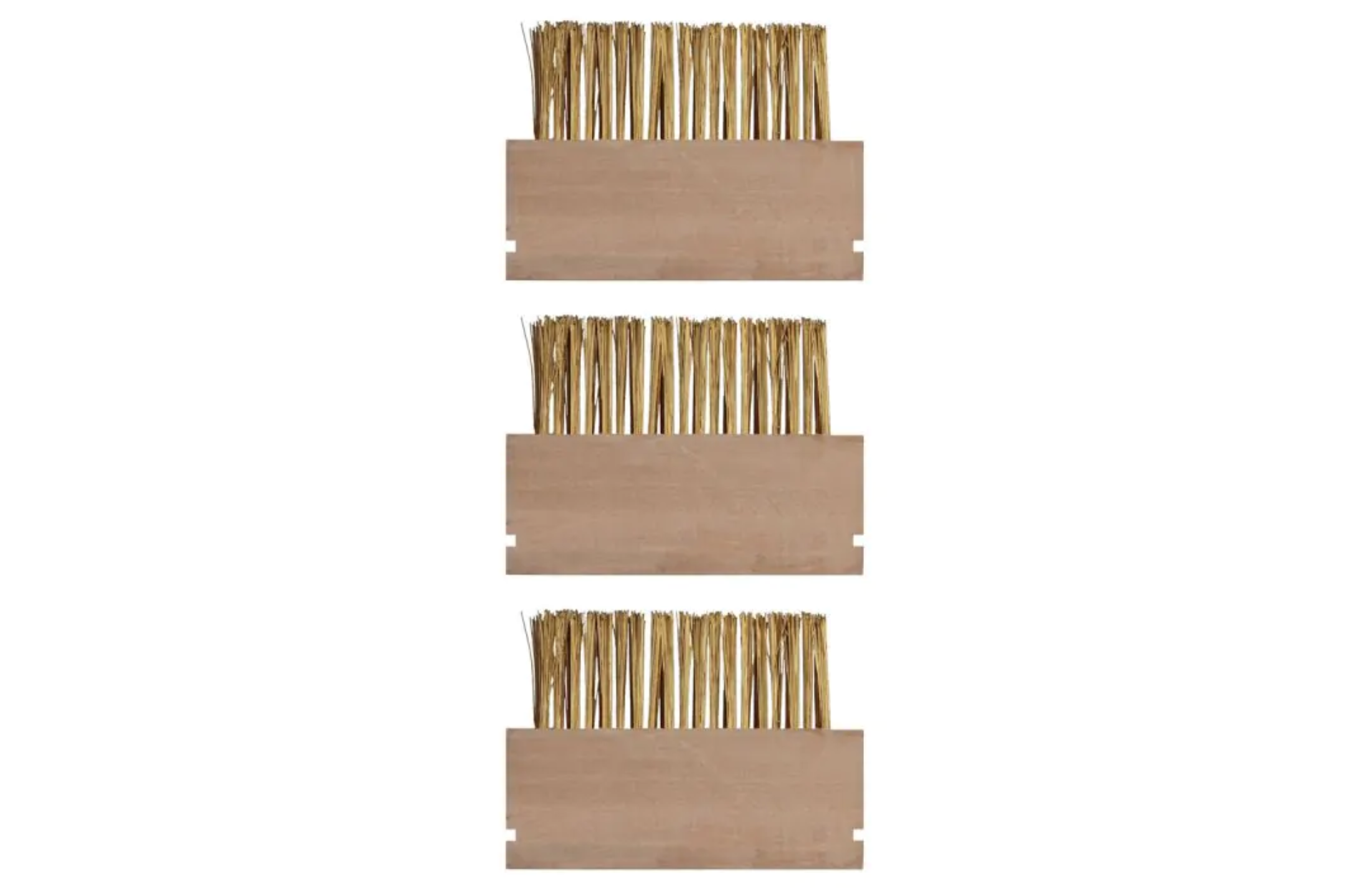 Onkruidborstels - 3 stuks - Voor houder - Zonder steel