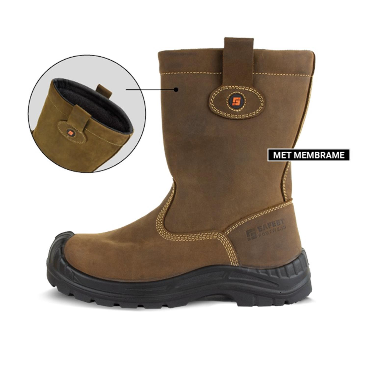 Safeet Footwear Veiligheidslaars Siena S3 membraan bruin, mt 45
