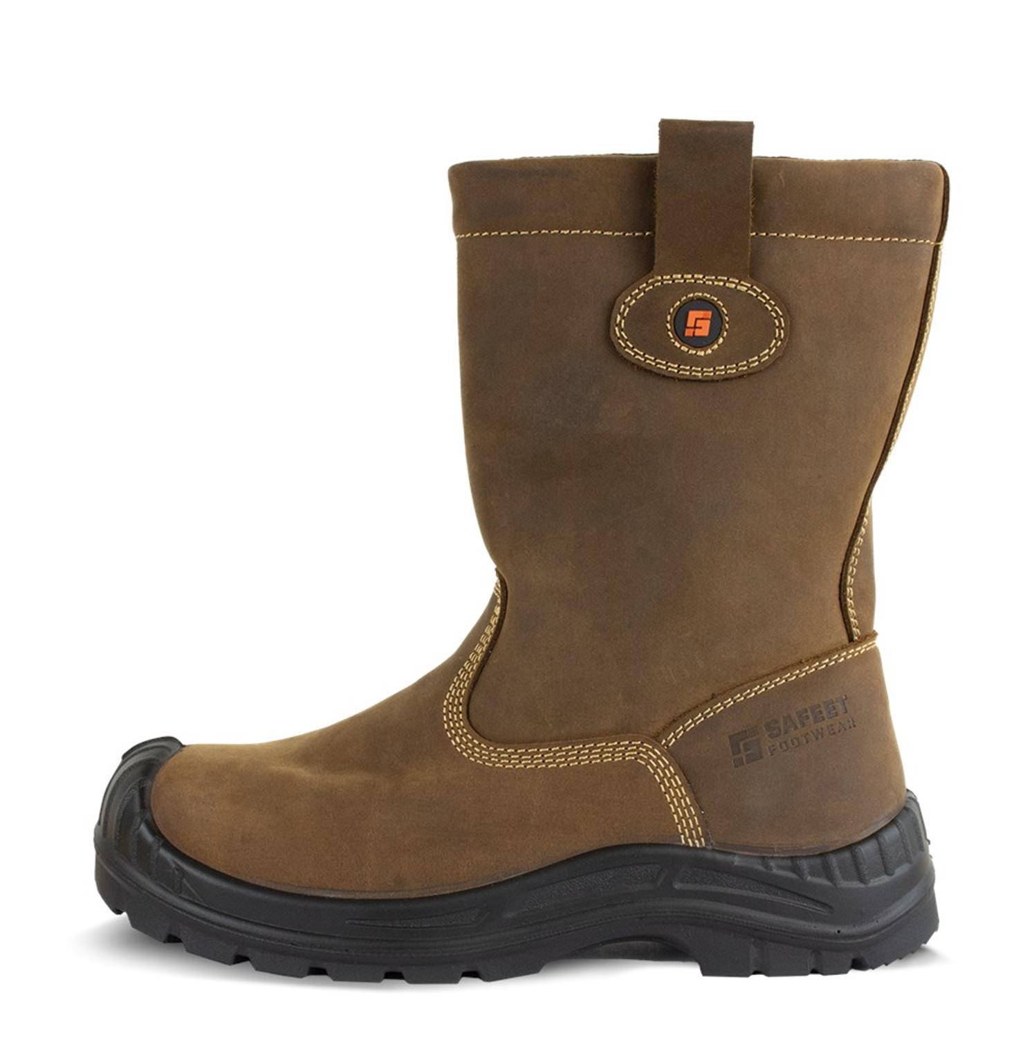 Safeet Footwear Veiligheidslaars Lucca S3 gevoerd bruin, mt 44