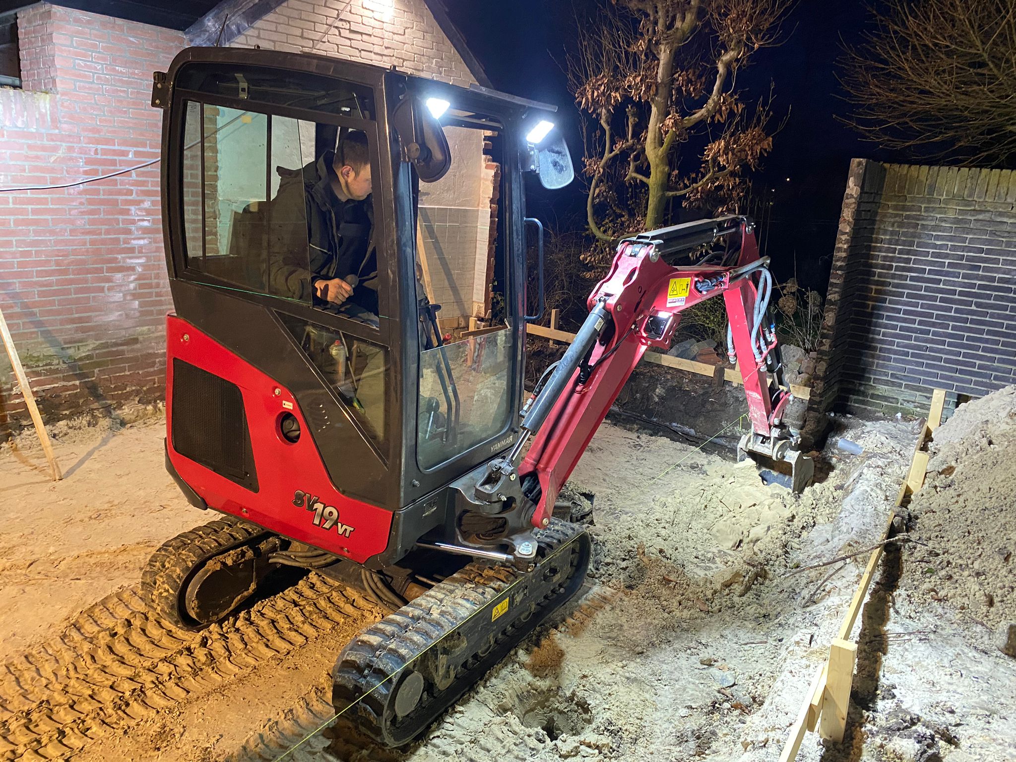 Minigraver Yanmar SV19VT