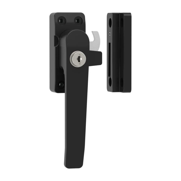 Veilig raamsluiting afsluitbaar met sleutel SKG* links zwart