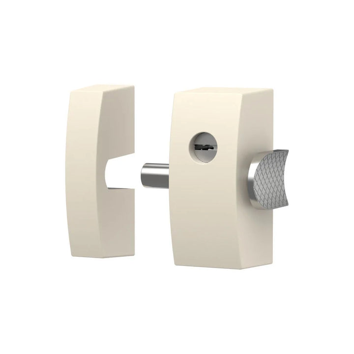 Veilig oplegslot afsluitbaar binnendraaiend SKG* wit