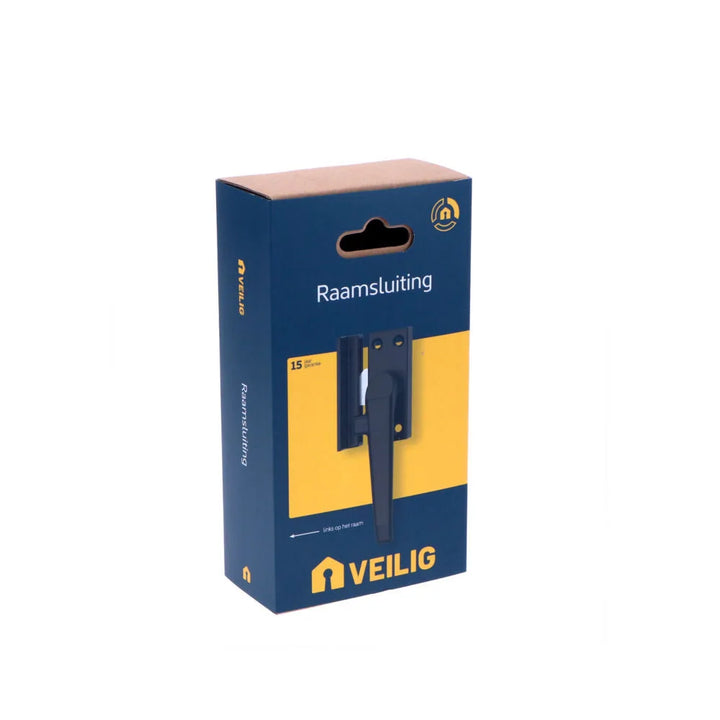 Veilig raamsluiting standaard rechts zwart
