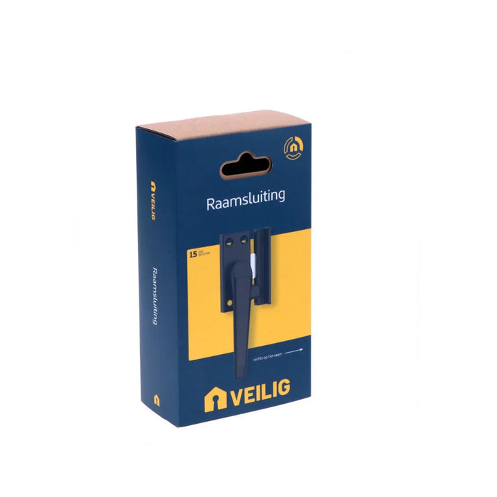 Veilig raamsluiting standaard links zwart