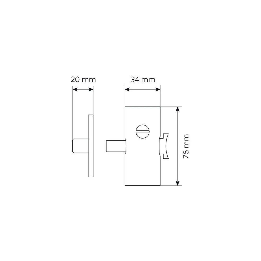 Veilig oplegslot afsluitbaar buitendraaiend SKG* wit