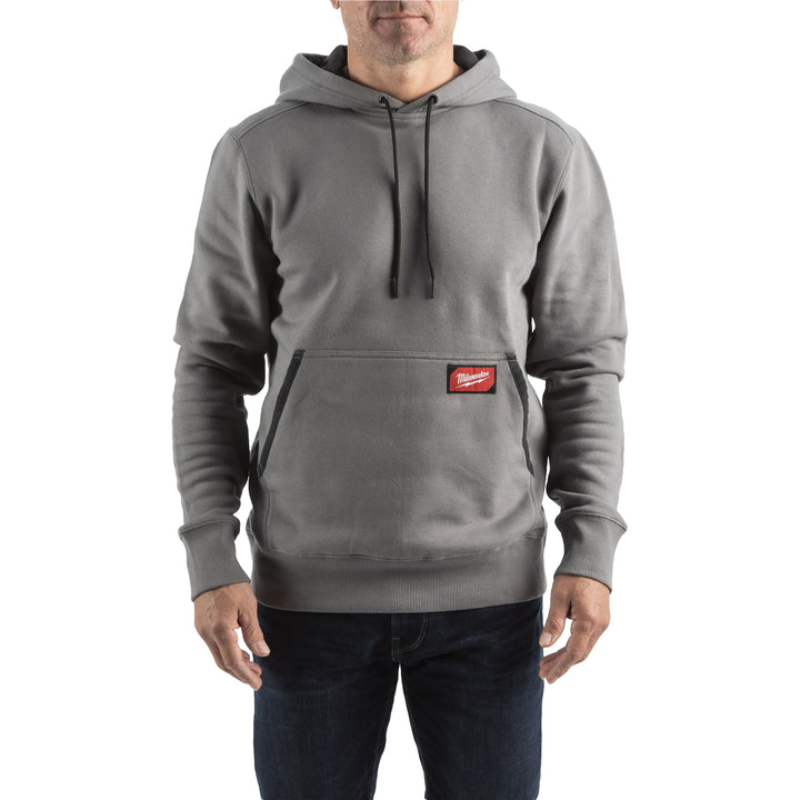 Work hoodie midweight grijs S - 1 stuk