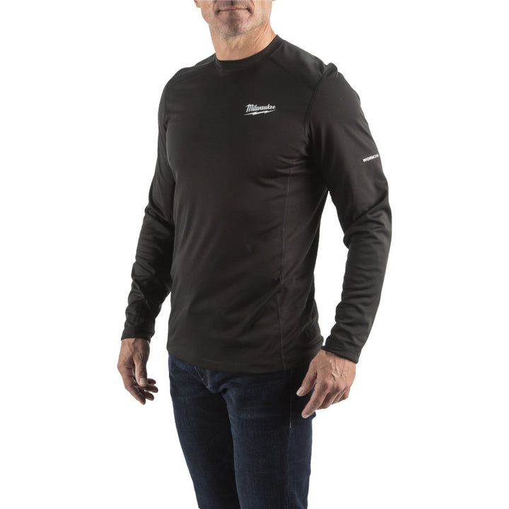 Warm weather T-shirt zwart long sleeve L - 1 stuk