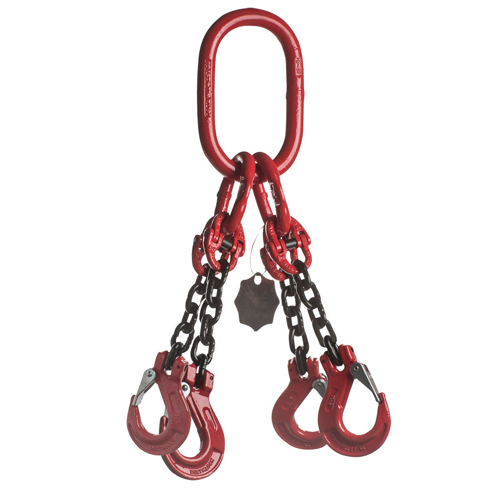 4-sprong met klephaken 2.35 ton x 6mm GRADE 80