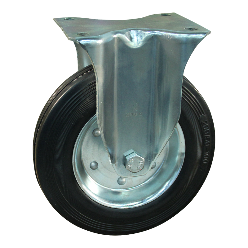 Novio bokwiel 100mm serie 02 - 15 Plaatbevestiging Rollager