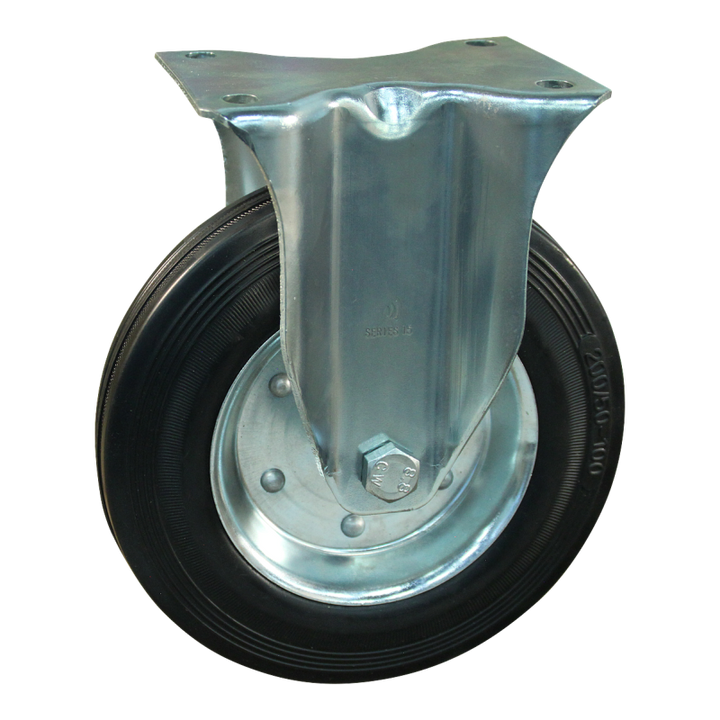 Novio bokwiel 100mm serie 02 - 15 Plaatbevestiging Rollager