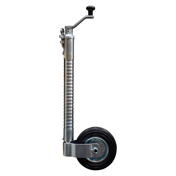 Knott steunwiel geribd Ø48mm 205x60mm stalen velg