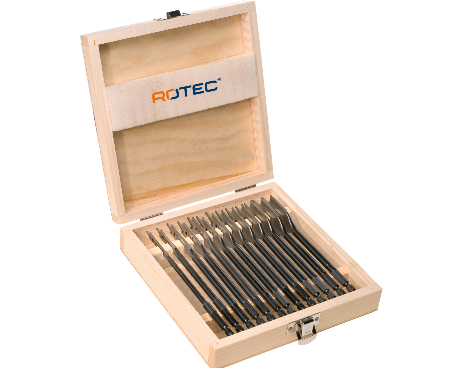 Rotec 13 delig Speedborenset in houten kist