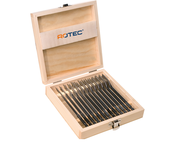 Rotec 13 delig Speedborenset in houten kist