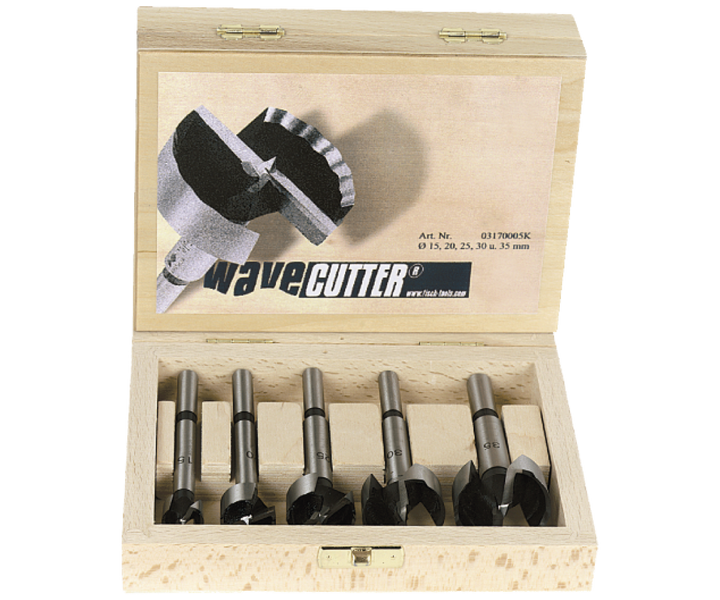 5 delig cilinderkopborenset type 246 in houten kist