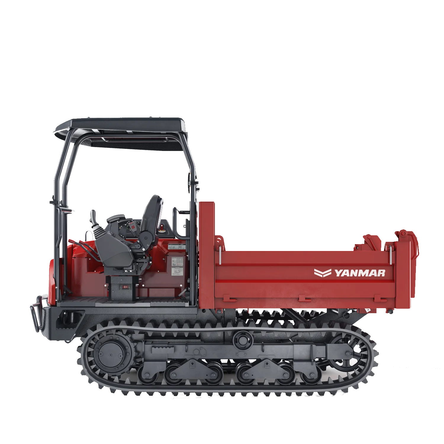 Verhuur rupsdumper 1500ltr