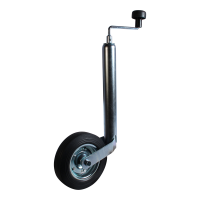 Novio steunwiel Ø48mm 200x50mm stalen velg
