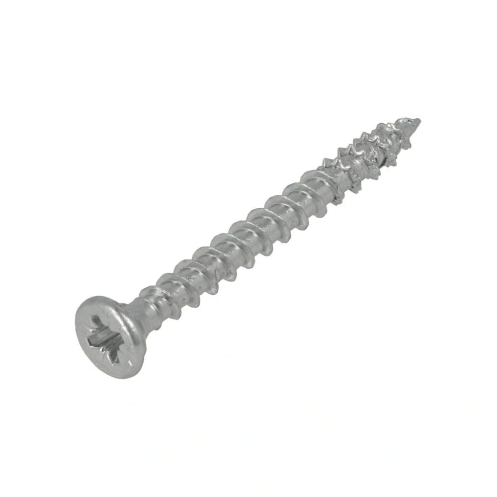 Dynaplus spaanplaatschroef verzinkt platkop PZ-2 4x40mm 500 stuks