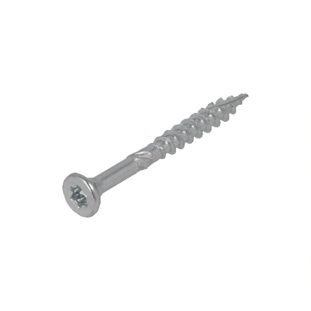Proftec spaanplaatschroef +snijpunt verzinkt platkop TX-20 4x40/24 200 stuks