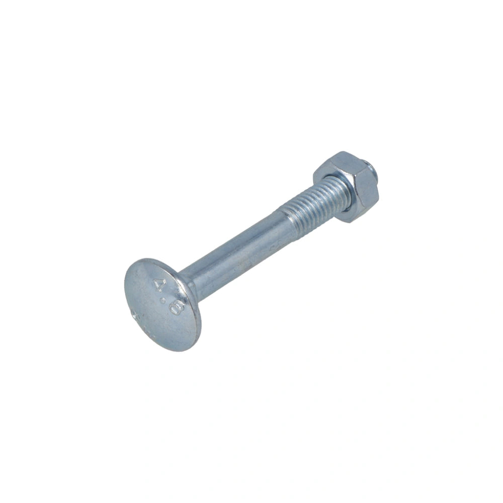 Slotbout verzinkt 4.8 DIN603/555 M5x40mm 200 stuks