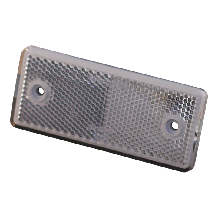 WAS reflector wit opschroefbaar+zelfklevend 96 x 42mm