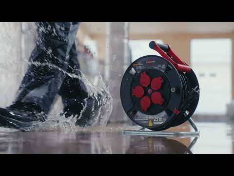 Professionele kabelhaspel 5-voudig 320 KU 4200 IP44, 40m H07RN-F 3G2,5