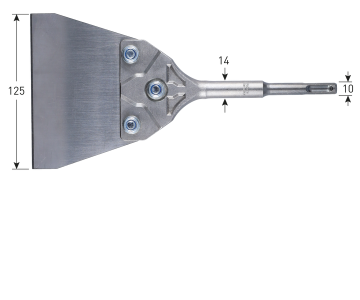 Rotec SDS-plus spachtelbeitel incl. reserveblad