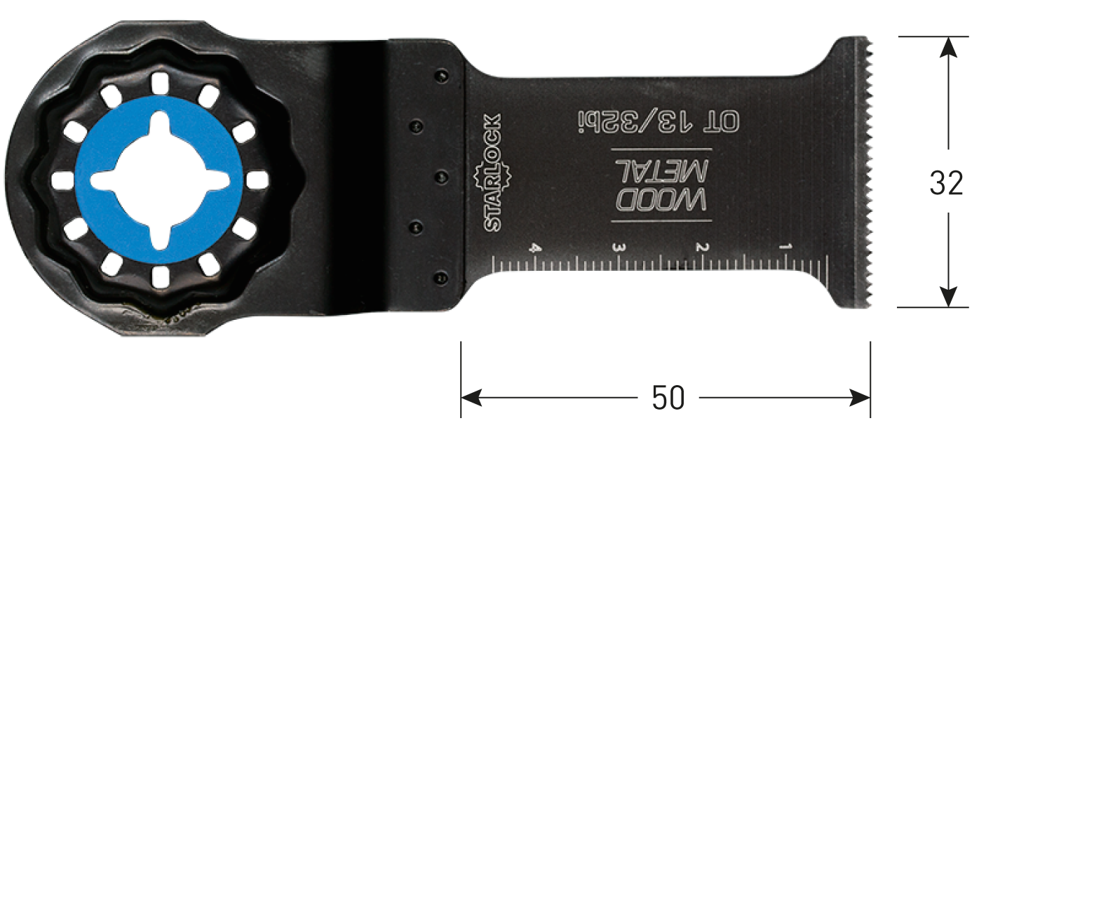 Rotec PREMIUM Starlock invalzaagblad type OT 13/32bi