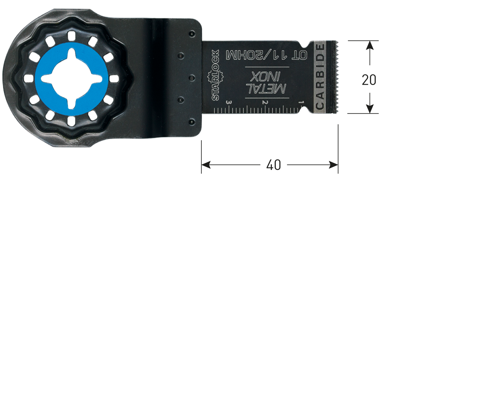 Rotec PREMIUM Starlock invalzaagblad type OT 11/20HM