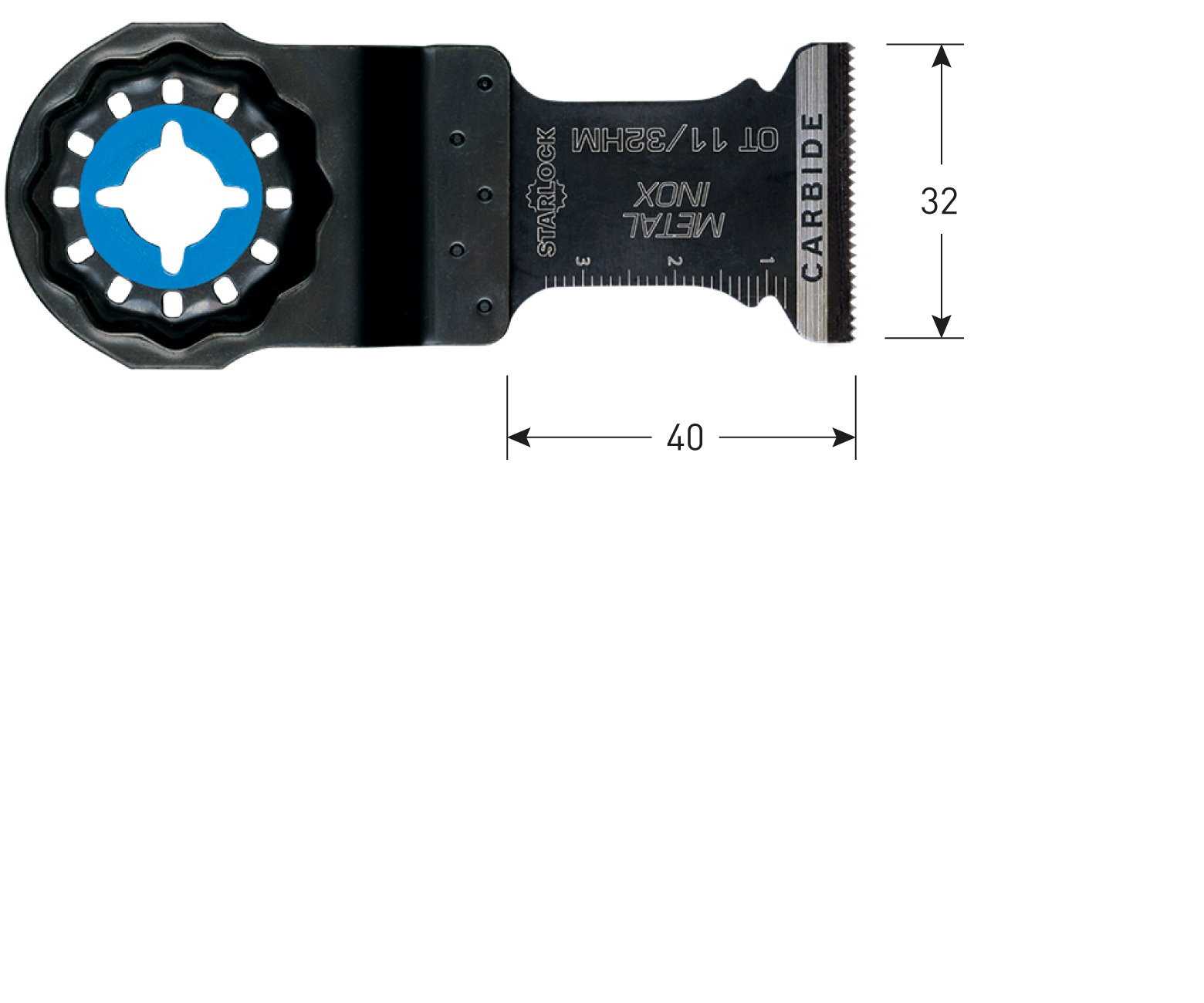 PREMIUM Starlock invalzaagblad type OT 11/32HM (3 stuks)