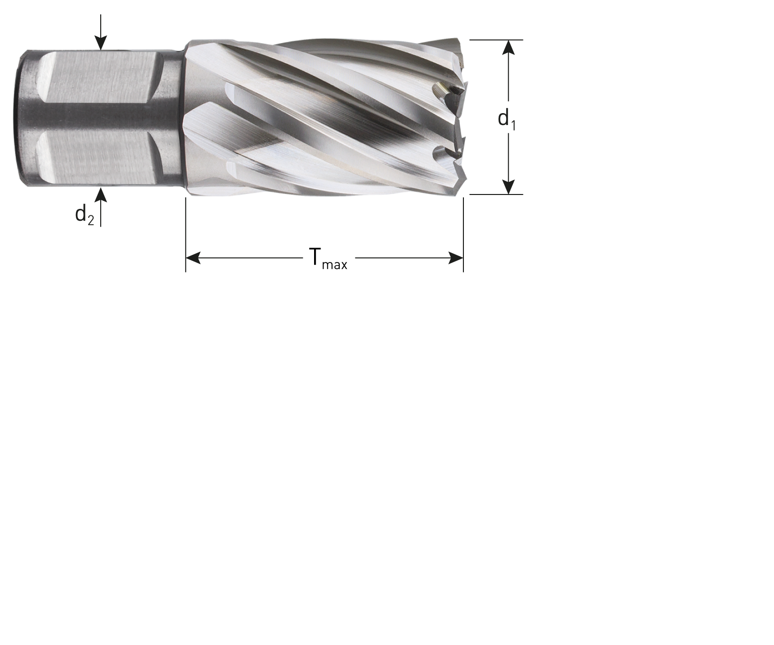 HSS kernboor SILVER-LINE 51 x 30 mm (Weldon)