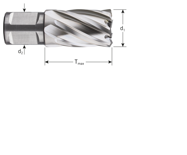 HSS kernboor SILVER-LINE 33 x 30 mm (Weldon)