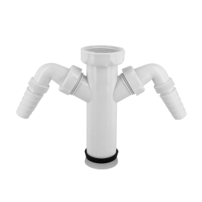 BONFIX Inlaattule met 2x afsluitbare aansl. 1 1/2" x 40 mm